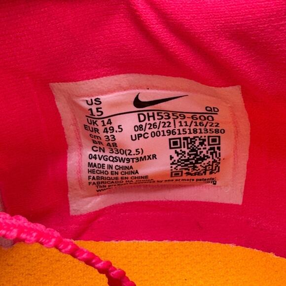 Nike Air Zoom Maxfly Men's Size 15 Pink Sprint Track Spikes Flyweave Secure Fit - Picture 8 of 9